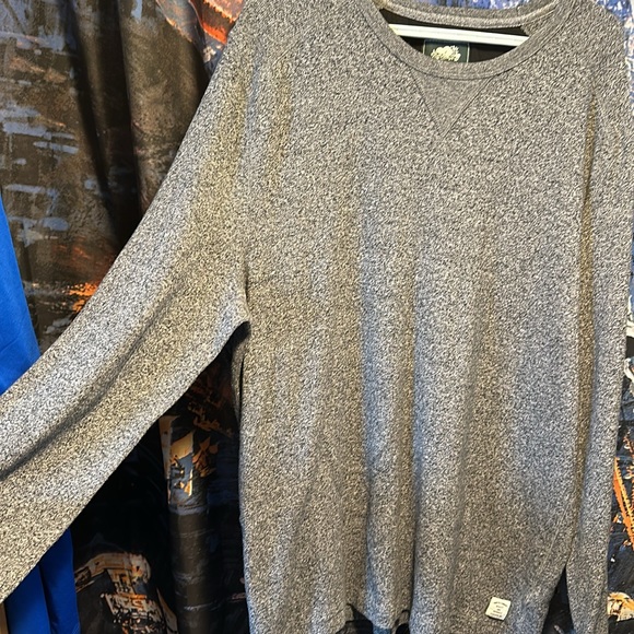 VEUC Men’s Roots Heathered Grey Heavy Cotton Sweater XXL - Picture 2 of 8